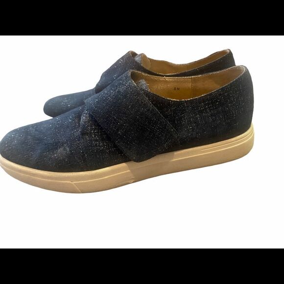 Vaneli Sport Women’s Slip On Sneakers Blue Shoe Hook & Loop Closure Size 7 N - Picture 3 of 16